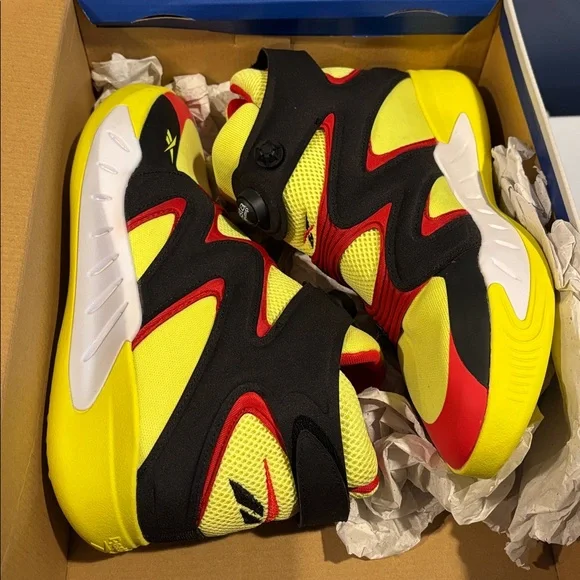 Reebok Instapump Fury Zone "Acid Yellow" sneakers - Picture 1 of 8